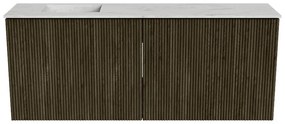 Mondiaz Joya DLux 100cm toiletmeubel shadow met wastafel faye links zonder kraangat opalo