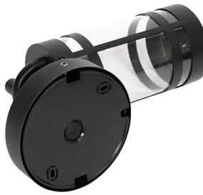 Buiten wandlamp zwart IP44 met schemersensor - Ruben