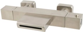 Saqu Cubo Rainfall badmengkraan 30x16,5x5,9cm staal geborsteld