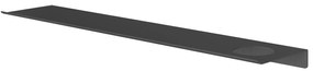 Hotbath &More planchet 60cm met uitsparing voor een zeepdispenser of beker zwart PVD