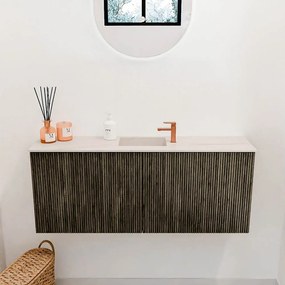 Mondiaz Joya DLux 100cm toiletmeubel shadow met wastafel faye midden 1 kraangat meli