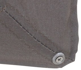 Zweefparasol  3x3.5m S2 Excellent (excl. voet) Taupe-naturel-bruin Camello Luna
