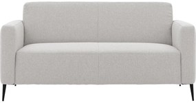Goossens  Key West lichtgrijs, stof, 2,5-zits, modern design