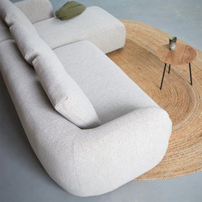 Beige Bank Met Chaise Longue Rechts