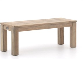 Picknickbank ROUGH | Teakhout | 2 personen | Tuinbank Old Teak Greywash | 120cm | Kees Smit Tuinmeubelen