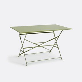 Rechthoekige plooibare tafel, metaal, Ozevan