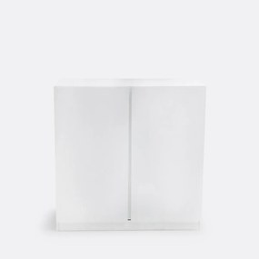 Lage kast met 2 deuren, hangkast, LEO