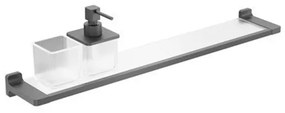 Crosswater Rotar Planchet - 60cm - zeepdispenser - beker - leisteen RT001T