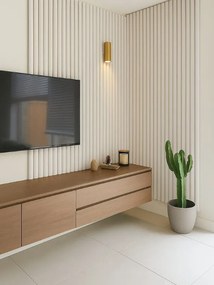 Suede Paneel AKU Off White 260x60x2.1cm - 260 cm x 60 cm x 2 cm | 15 kg | Paneli akoestische wandpanelen - AKU Wandpanelen