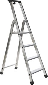 Escalo quadra aluminium - Industriële aluminium trapladder - 4 treden