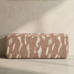 Halbank Grafische Print Rood