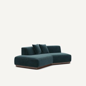 Halve zetel links in chenille fluweel, JACOPO