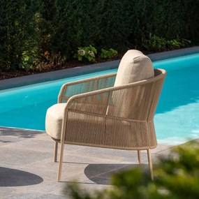 4 Seasons Florence loungestoel - latte