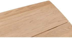 Goossens Excellent Eettafel Floyd, Semi rechthoekig 240 x 100 cm met split