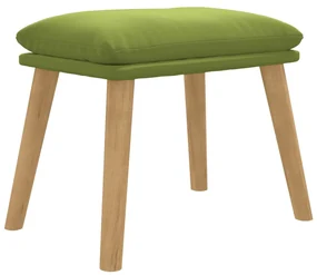 vidaXL Voetenbank 45x29,5x39 cm fluweel lichtgroen