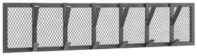 LABEL51 Kapstok Gruff XL 95x9x22 cm zwart