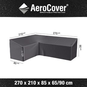 Aerocover Lounge-dininghoes 270x210 cm - Links