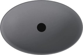 Polysan Banera waskom ovaal 60x40cm grijs mat