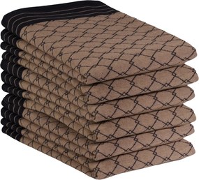 Theedoek deluxe – 6 stuks – 50×70 – beige