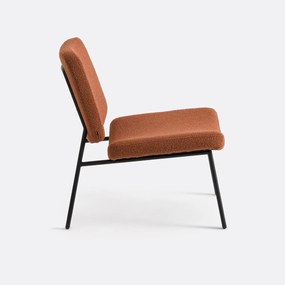 Fauteuil van bouclette Sarlia