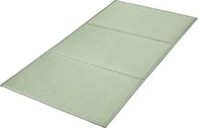VEVOR Japanse Tatami Mat Opvouwbare Japanse Tatami Matras in Tweepersoonsformaat (Natuurlijk Rietgras), Vloermatras met Antislip Rug, Futon Matras voor Slapen en Mediteren