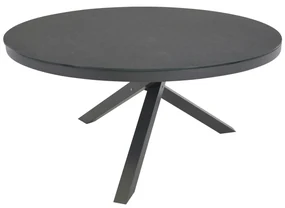 Lesli Living  Ronde Tuintafel - Mojito Negro - Ø 150 cm -  Keramiek - Lesli Living