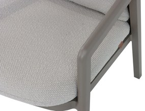 Tuinset 6 personen 240 cm Aluminium/rope Taupe Santika Furniture Santika