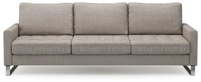 Rivièra Maison - West Houston Sofa 3,5 seater, washed cotton, stone - Kleur: grijs