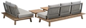 Garden Impressions San Namut loungeset 4-delig - grey sand