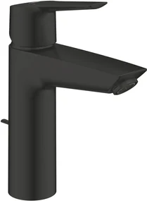 Grohe QuickFix Start M-Size wastafelkraan met trekwaste mat zwart