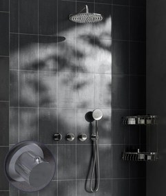 Saniclear Plus Curved inbouw regendouche met 20cm hoofddouche en muurarm chroom