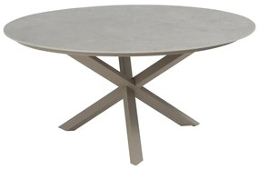 Taste by 4 Seasons Prado tuintafel latte met keramisch blad Ø 160 cm Tuintafel   beige weerbestendig