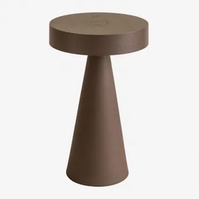 Draadloze Led Tafellamp Voor Buiten Catinca Bruin – Koffie - Sklum