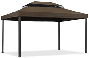 Bruin tuinpaviljoen Valencia 3x4 m Tuinpunt