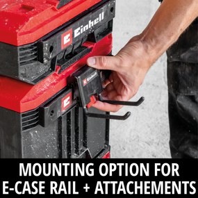 Einhell E-Case M SEALED – Water- en Stofdichte Systeemkoffer IP65