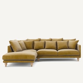 Hoekbank in fluweel, Lazare