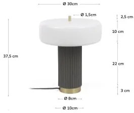 Kave Home - Metalen Tafellamp Serenella