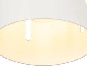 Design plafondlamp wit met lichteffect - Yana Design E27 cilinder / rond Binnenverlichting Lamp