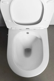 Sapho Paco randloos staand toilet met kraan en bidet spoeler 38x61x80cm wit