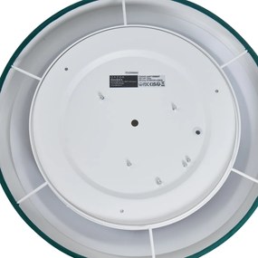 Moderne plafondlamp groen velours 40cm incl. LED 3-staps dimbaar - Sue