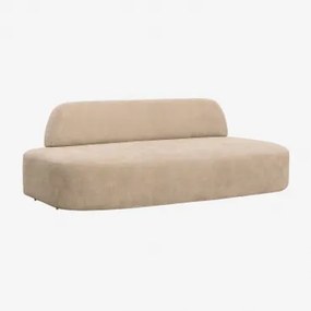 3-zits Modulaire Bank Giorgia Bekleed Chenille Licht Zandbruin - Sklum