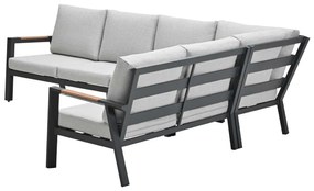 Garden Impressions Lissabon lounge dining set 4-delig - valley sand