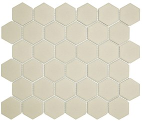 The Mosaic Factory London hexagon mozaïek tegels 28x33 wit