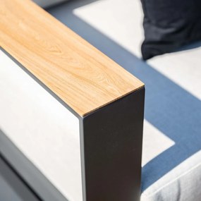 Garden Impressions Malakka loungebank 4-delig - light teak look