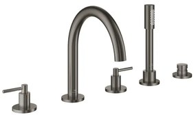 Grohe Atrio 5-gats badrandcombinatiehard graphite geborsteld 29407AL0