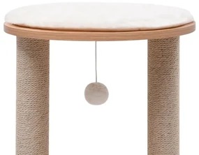 vidaXL Kattenkrabpaal klein met krabpalen 44 cm