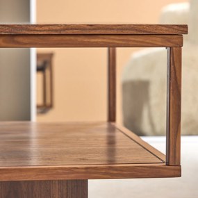 Salontafel Met Houten Frame - 60 X 130cm.