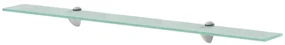 vidaXL Schappen zwevend 2 st 90x20 cm 8 mm glas