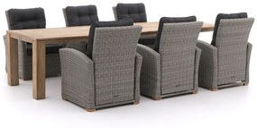 Intenso Mazzano/ROUGH-X 320cm lounge-dining tuinset 7-delig verstelbaar