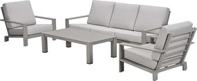 Garden Impressions Coba stoel-bank loungeset 4-delig - taupe